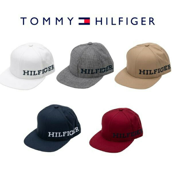 トミー ヒルフィガー ゴルフ ひらつば キャップ ツイル 帽子 ゴルフ フリーサイズ THMB3F56 Tommy Hilfiger 送料無料 2023年秋冬モデル あす楽 あすつく