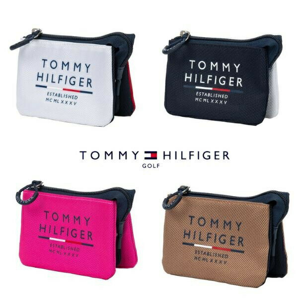 トミーヒルフィガー ポーチ ミックスマテリアル ゴルフ 小物入れ アクセサリ Tommy Hilfiger THMG2FBF