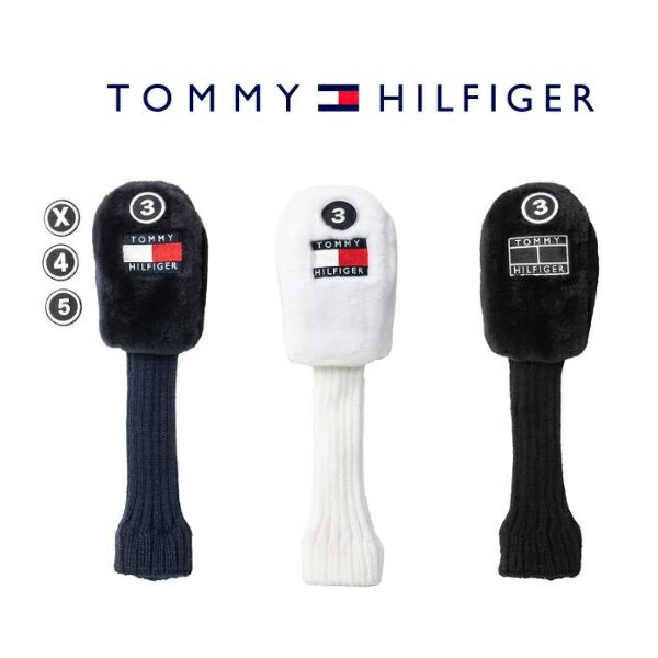 トミーヒルフィガー ユーティリティ用 ボア ヘッドカバー UT用 ゴルフ Tommy Hilfiger THMG3FH3 2023年秋冬モデル 送料無料 あす楽 あすつく