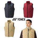 YONEX メンズ 中綿ベスト ゴルフ ヨネックス GWF9224 撥水 ストレッチ 制電 収納袋付 カイロポケット付 防風 軽量 ヒートカプセル