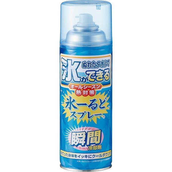 濡れたタオルで氷ができる 熱中症対策 氷ーるどスプレー 420ml l-011ak スポーツ 外仕事 持ち歩き スプ..