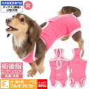 エリザベスカラーの代わりに【送料込】犬用術後服エリザベスウエア(R)(女の子 雌 メス/ダックス・小型犬用) 日本製 避妊 去勢 乳腺腫瘍 チワワ トイプードル 介護服 術後着 術後 手術後服 犬服 動物病院と共同開発 獣医師推奨 フルオブビガー