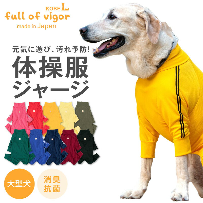 ドッグプレイ(R)体操服ジャージつなぎ(大型犬用)