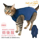 エリザベスカラーの代わりに【送料込】獣医師推奨 F.ベア天竺術後服エリザベスウエア(R)(男の子 雄 ...