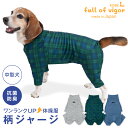 【送料込】中型犬 服 春 夏 秋 冬 ドッグプレイ(R)柄ジャージつなぎ(中型犬用)柴犬 ビーグル シュナウザー キャバリア 抗菌 防臭 UVカット 紫外線対策...