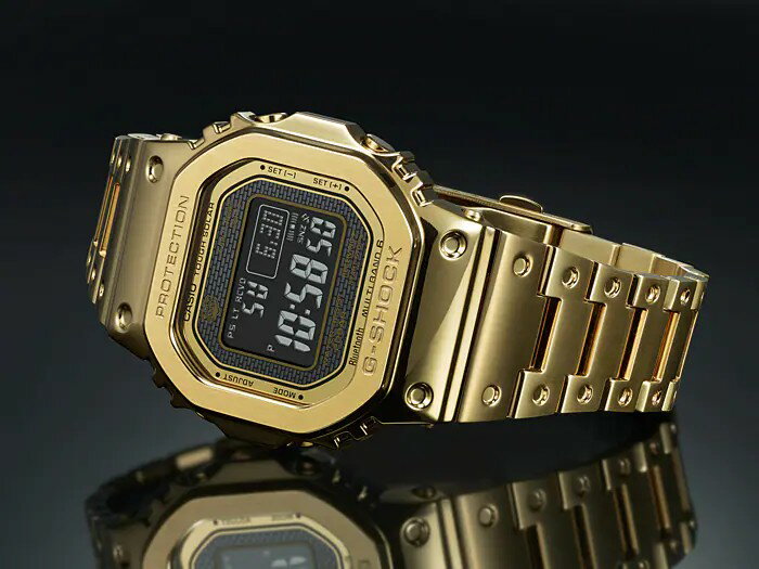 【5年保証】CASIO カシオ G-SHOCK GMW-B5000GD-9JF Gショック メンズ 腕時計 レビューの書き込みで5年保証に延長！ Bluetooth対応 フルメタル Gショック ジーショック デジタル ゴールド 金 プレゼント 男性用 2