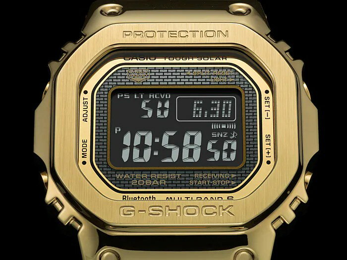 【5年保証】CASIO カシオ G-SHOCK GMW-B5000GD-9JF Gショック メンズ 腕時計 レビューの書き込みで5年保証に延長！ Bluetooth対応 フルメタル Gショック ジーショック デジタル ゴールド 金 プレゼント 男性用 3