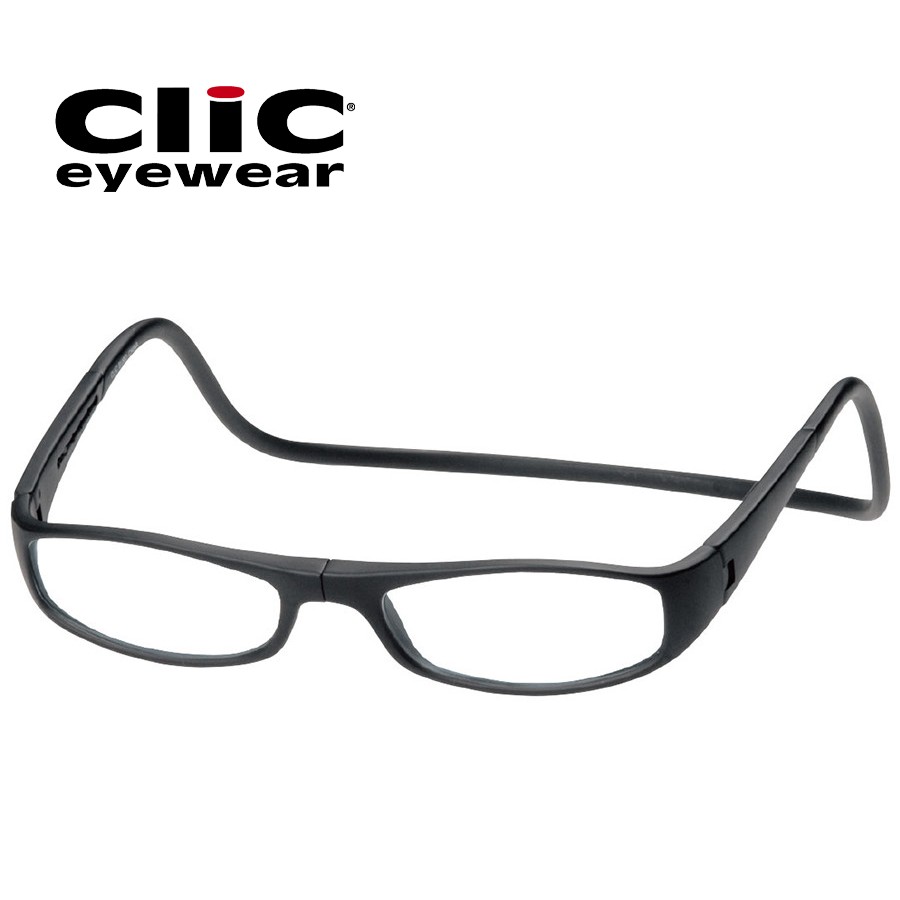 Clic(クリック) ユーロ マットブラック 視力補正用眼鏡 オーケー光学 老眼鏡 おしゃれ【送料無料】