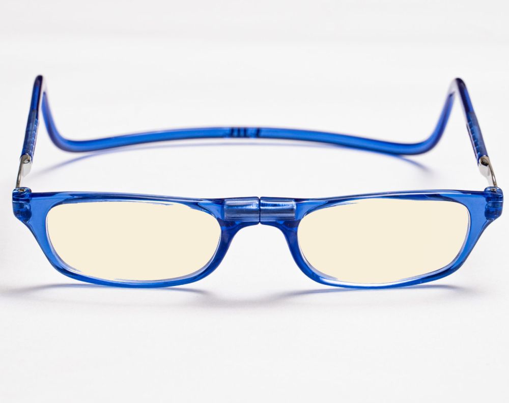 Clic(クリック) ナチュレSI(ブルーライトカット) ブルー 視力補正用眼鏡 オーケー光学 老眼鏡 おしゃれ【送料無料】