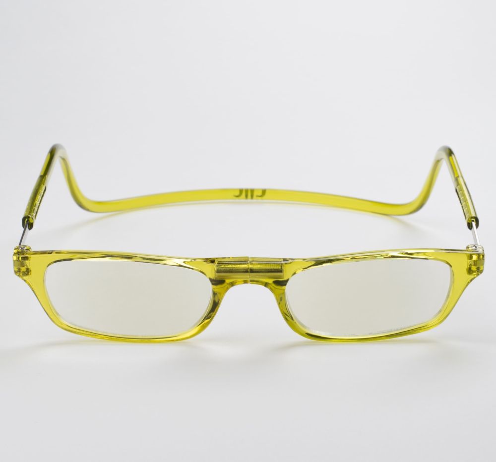 Clic(クリック) ナチュレSI（ブルーライトカット） レモンライム 視力補正用眼鏡 オーケー光学 老眼鏡 おしゃれ【送料無料】