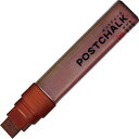 呉竹 ZIG ポストチョークマーカー 水で消せる ボード用水性マーカー 15mm 芯 ブラウン/茶色 POST-700A060【送料無料】