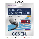 GOSEN(ゴーセン) テックガット 5300/ノンパッケージ20張SET/TECGUT 5300 ソフトテニス ガット(20張セット) SS603NA20P-...