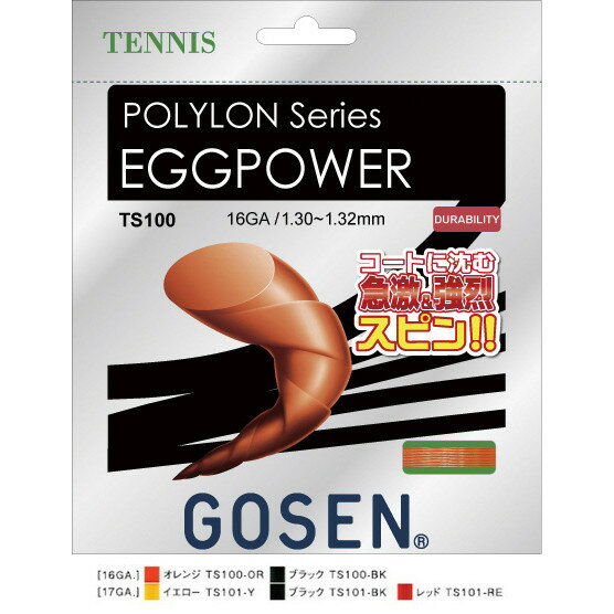 GOSEN(S[Z) | GbOp[ 16/POLYLON EGGPOWER 16 ejX Kbg(P) TS100-ORyz