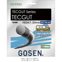 GOSEN(ゴーセン) テックガット16/TECGUT 16 テニス ガット(単張) TS600-W【送料無料】