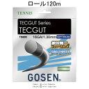 GOSEN(ゴーセン) テックガット16/TECGUT 16/120mロール テニス ガット(ロール) TS6001-W
