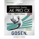 GOSEN(ゴーセン) ウミシマ AK プロ CX 16/UMISHIMA AK PRO CX 16 テニス ガット(単張) TS760-NA【送料無料】