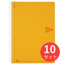 【10個セット】コクヨ ソフトリングドットB罫80枚B6橙 ス-SV348BT-YR【まとめ買い】(3)