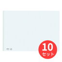 【10冊セット】コクヨ レールクリヤーホルダー(PET) A3横 レール色白 フ-TP768NW【まとめ買い】