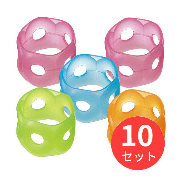 【10個セット】コクヨ リング型紙めくり＜メクリン＞カラフルミックス・Mサイズ メク-C21【まとめ買い】【送料無料】