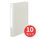 【10冊セット】コクヨ クリヤーブックNEOS替紙式ワイドA4縦30穴20枚オフホワイト ラ-NE730W【まとめ買い】