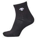 DESCENTE(デサント) 5本指スーパーショートソックス バレー ソックス(メンズ) DVB-9135-BLK【送料無料】