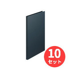 【10冊セット】キングジム(KING JIM) レザフェスU クリアーファイル 1931LUNY A4 20P ネイビー 【まとめ買い】