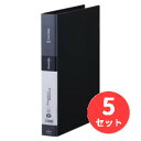 【5冊セット】キングジム(KING JIM) シンプリーズ リングファイル 642SP A4タテ型 内径30mm 黒 【まとめ買い】