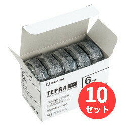 【10箱セット】キングジム(KING JIM) PROテープエコパック 白ラベル SS6K-5P 6mm幅 白 【まとめ買い】 【10箱セット】キングジム(KING JIM) PROテープエコパック 白ラベル SS6K-5P 6mm幅 白 【まとめ買い】