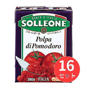 【16個セット】ソル・レオーネ ダイストマト (紙パック) 390g 日欧商事 1202167【まとめ買い】