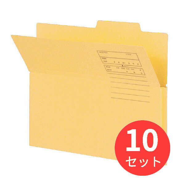 【10枚セット】コクヨ 持ち出しフォルダーカラーA4黄 A4-CFY【まとめ買い】