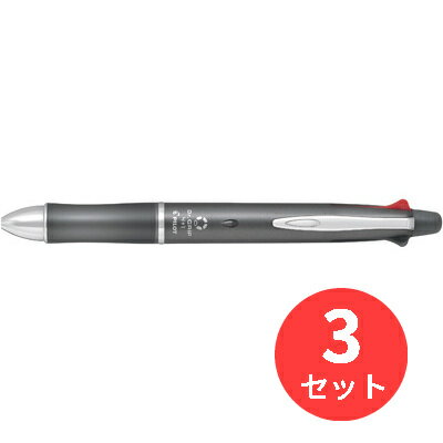 【3本セット】パイロット(Pilot) ドクターグリップ4+1 BKHDF1SEF-GY【まとめ買い】