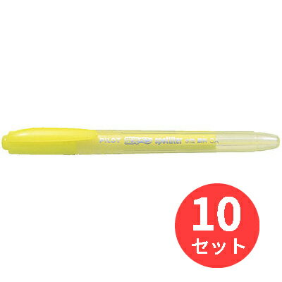 【10本セット】パイロット(Pilot) スポットライター SGR-8SL-Y【まとめ買い】
