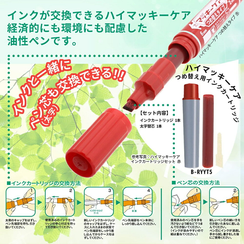 【30本セット】ゼブラ ハイマッキーケア つめ替えタイプ 青 YYT5-BL【まとめ買い】 送料無料 3