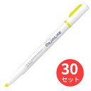 【30本セット】ゼブラ ジャストフィット モジニライン 黄 WKS22-Y【まとめ買い】 送料無料