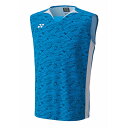 Yonex(ヨネックス) メンズゲームシャツ(ノースリーブ) 半袖トップス(通常) 10614-002