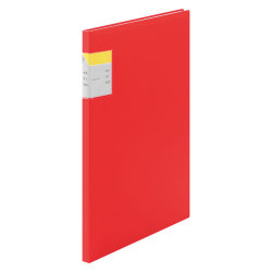 キングジム クリアーファイル カキコ 20ポケットA4タテ型 8632赤 KING JIM 送料無料