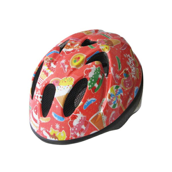 【徳島双輪】TETE スプラッシュハートスィーツピンク XSサイズ（48-52cm）キッズ・子供用ヘルメット