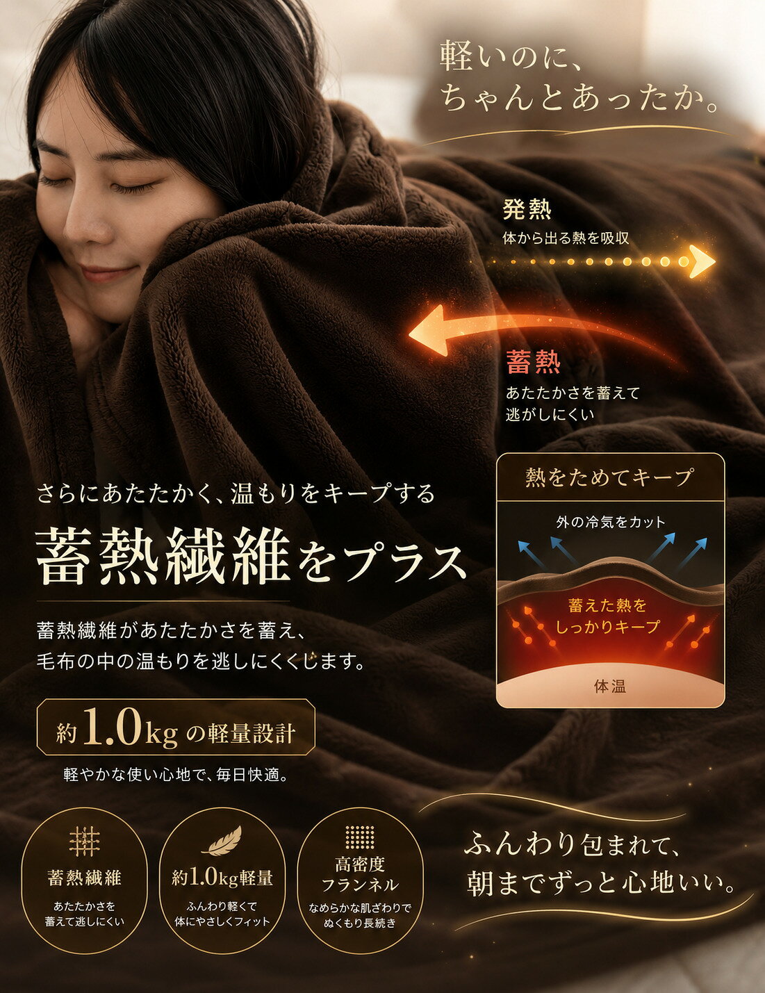 毛布 シングル ブランケット 軽量 暖かい 冬用 軽い 薄手 マイクロファイバー あったか フランネル 掛け毛布 洗える 静電気防止 蓄熱 セミダブル ダブル ハーフ クォーター ひざ掛け 極温 elmin-store-10001694 TOBEST楽天市場店 サンプル画像3