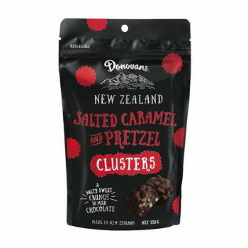 ドノバンズ ソルトキャラメルプレッツェルクラスターズチョコ 150g 8個セット 127002