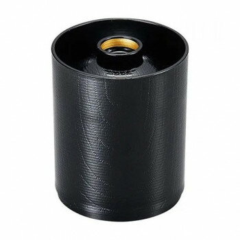 （食洗機対応）筒型落し蓋箸洗椀　黒/蓋高台内金(内黒)　37002370