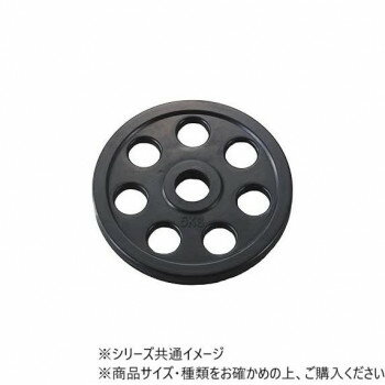 ダンノ(DANNO) 穴付ラバーバーベルプレート　5kg(穴Ф51mm)　D5872