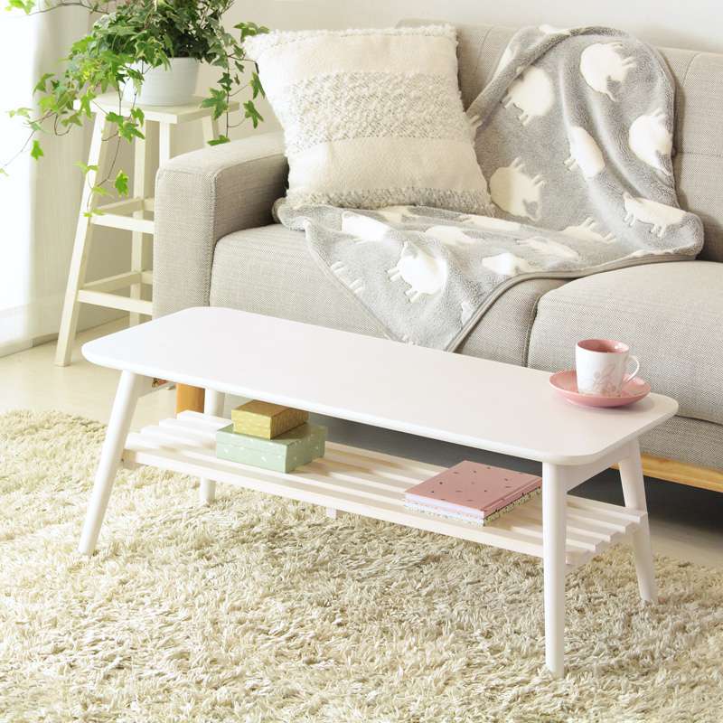 ローテーブル 折りたたみ 折りたたみテーブル スリム 小さめ 木製 おしゃれ センターテーブル 長方形 テーブル パソコン リビング 棚付き ブラックフライデー