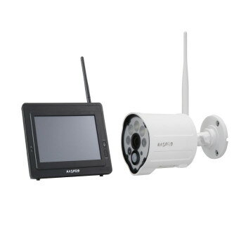 マスプロ電工 モニター(7インチ)＆センサーライト付カメラセット WC3A7ML