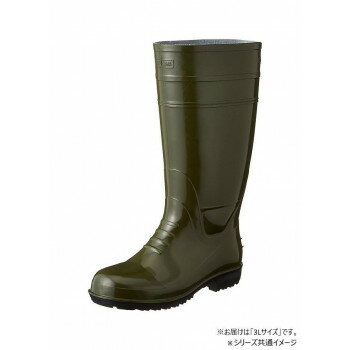福山ゴム工業　長靴 ガロア 10　3L カーキ BB15200