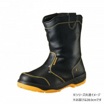 福山ゴム工業　作業靴 キャプテンプロセフティー 216　28.0cm ブラック ER17800