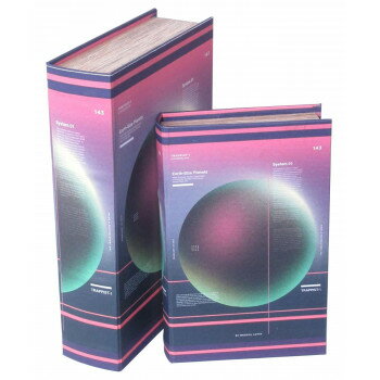 Round Shape - BOOK BOX ブックボックス 2個セット 28526