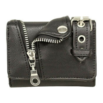 ライダースミドル財布 CMK19-0615 ブラック