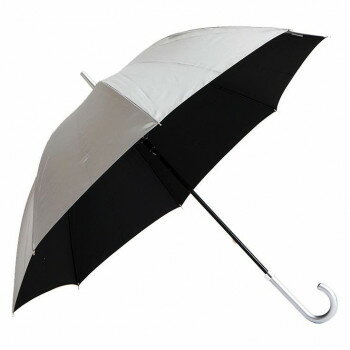 Waterfront 銀行員の日傘 長傘 60cm シルバー BKUV160SH-SL