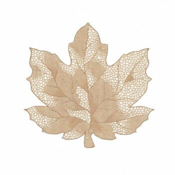 福井クラフト　楓型マット　ゴ-ルド 50312260