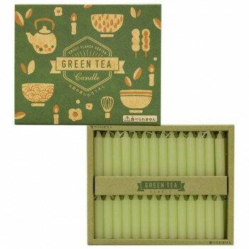 丸叶むらた　GREEN TEA 緑茶キャンドル 56本入 キャンドル ティータイム 250251